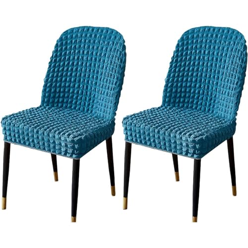 Stretch-Stuhlbezug Mit Gebogener Rückenlehne, Stretch-Stuhlbezüge for Esszimmerstühle, Abnehmbarer Akzentstuhlbezug, Einfache Installation(J,2pack) von NEYTIIR