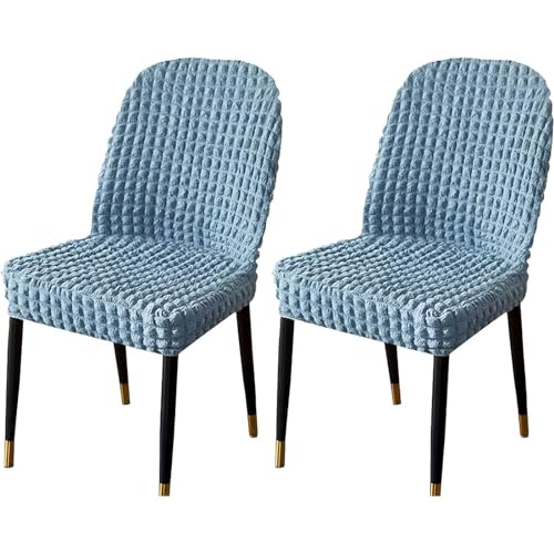 Stretch-Stuhlbezug Mit Gebogener Rückenlehne, Stretch-Stuhlbezüge for Esszimmerstühle, Abnehmbarer Akzentstuhlbezug, Einfache Installation(N,2pack) von NEYTIIR