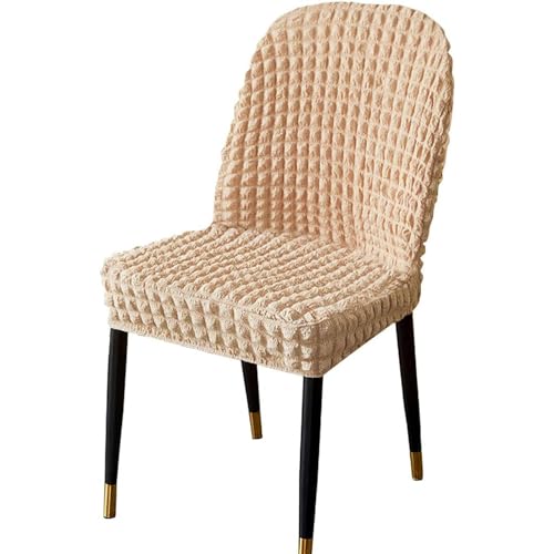 Stretch-Stuhlbezug Mit Gebogener Rückenlehne, Stretch-Stuhlbezüge for Esszimmerstühle, Abnehmbarer Akzentstuhlbezug, Einfache Installation(P,1pack) von NEYTIIR