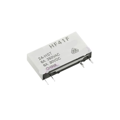 NEZIH 5 Teile/los Relais 5V 12V 24V 60VDC HF41F - 005 012 024 -ZS -HS -ZST -HST 41F-C2-1 HF41F-005-HS HF41F-012-ZS 5PIN 6A HF41F-024-ZS (Size : HF41F-24-HST) von NEZIH