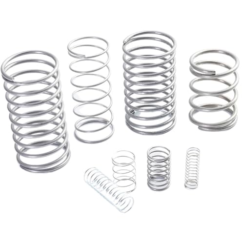 NEZIH Lbin-Druckfedern Drahtdurchmesser 0,2 mm, Außendurchmesser 1,5–3 mm, Länge 5–50 mm. Zylindrische Schraubendruckfeder vom Typ 65 MnY Langlebig und Korrosion(10mm (10Pcs),2.5mm) von NEZIH