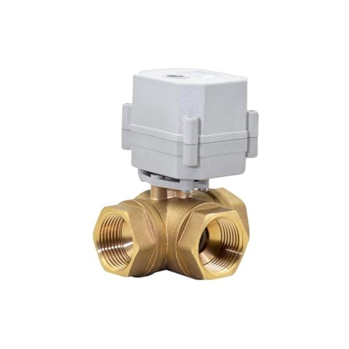 Dreiwege-analoges Proportional-Kugelventil aus Messing, 4-20 mA/0-10 V-Steuerung, DC9-24 V(25,NPT_T-D FLOW_0-10V) von NEZUCHPV
