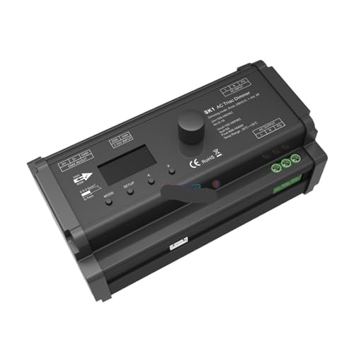 SK1 OLED-Knopfdimmung AC-Thyristordimmer RDM 512-Decoder vier Dimmmodi:, DMX512, 1-10V, 2,4GHz 1CH*6A 110V-220V SK1 OLED-Knopfdimmung AC-Thyristordimmer RDM 512-Decoder vier Dimmmodi:, DMX512, 1-10V, 2,4GHz 1CH*6A 110V-220V von NEZUCHPV