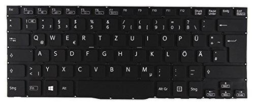 NExpert Orig QWERTZ Tastatur für Sony Vaio SVF14N2I4R SVF14N2J2E SVF14N2J2R SVF14N2N2 DE Neu von NExpert