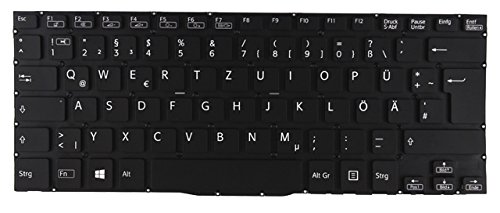 NExpert Orig. QWERTZ Tastatur für Sony Vaio SVF14N1A4E SVF14N1A4R SVF14N1B4E Serie DE Neu von NExpert