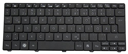 NExpert deutsche QWERTZ Tastatur für Packard Bell dot.SPT Serie DE NEU Schwarz von NExpert