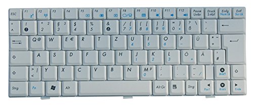 NExpert deutsche QWERTZ Tastatur kompatibel für ASUS Eee PC 904 904HA 904HD 1002 1002HA 1003 1003HAG 1004 1004DN Series Weiss DE NEU von NExpert