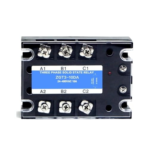 1 stücke 3 Phase 10A 25A 40A DA 60A 80A 100A 150 200A Drei Phase SSR 3-32V DC control 24-480V AC Solid State Relais AC Drei DC-AC(10DA) von NFDBDGZD