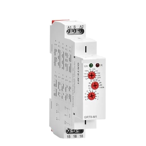 1 stücke GRT8-M Multifunktions-Timer-Relais mit 10 Funktionen AC DC 12 V 24 V 220 V 230 V Zeitrelais(GRT8-M2 ACDC12V-240V) von NFDBDGZD