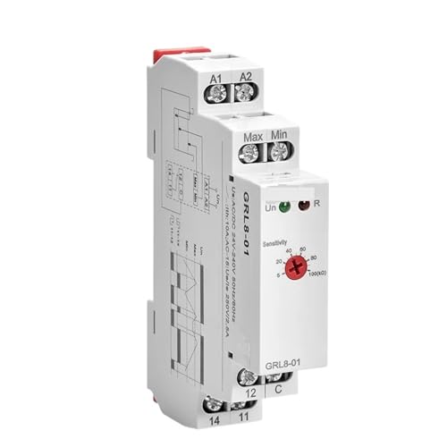 1 stücke Level Control Relais 10A Wasserstand Controller Control Relais AC/DC24-240V GRL8(GRL8-01 ACDC24V-240V) von NFDBDGZD
