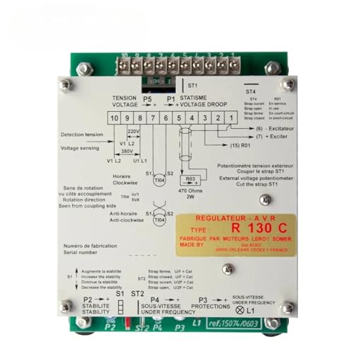 1 stücke R130C AVR Lichtmaschine Stabilisator Modul Integrated Circuit Control Teile von NFDBDGZD