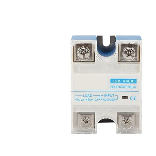 1 stücke SSR -10AA 25AA 40AA AC control AC SSR Weiß Shell for Einphasig Solid State Relais Mit Kunststoff abdeckung(10AA) von NFDBDGZD