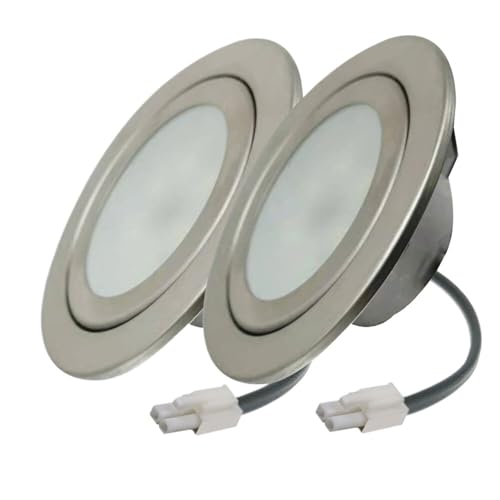 2er-Pack DC 12 V Küchenschrank-Rauchlicht Dunstabzugshaubenlicht 1,5 W 68 mm Herdschrank-Entlüftungslicht Weiß 6000 K 2er-Pack DC 12 V Küchenschrank-Rauchlicht Dunstabzugshaubenlicht 1,5 W 68 mm Herdschrank-Entlüftungslicht Weiß 6000 K von NFDBDGZD