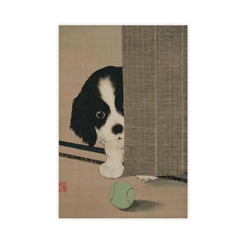 NFFBGFD Leinwandposter mit buntem Hundemotiv, Schlafzimmerdekoration, Landschaftsdekoration, Geschenk, 30 x 45 cm NFFBGFD Leinwandposter mit buntem Hundemotiv, Schlafzimmerdekoration, Landschaftsdekoration, Geschenk, 30 x 45 cm von NFFBGFD