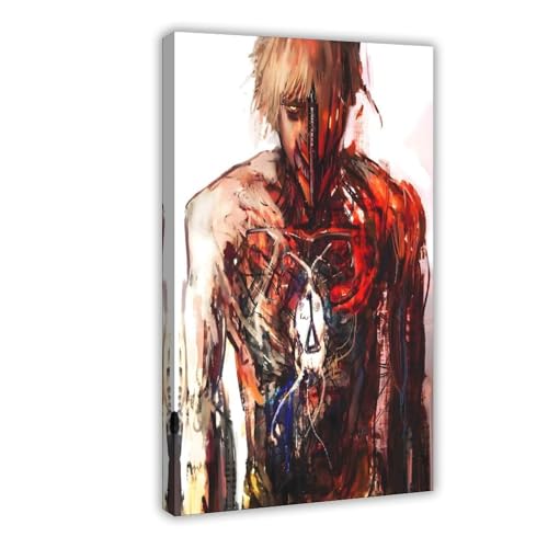 NFFNPIJ Anime-Poster auf Leinwand, Motiv Kettensäge, 60 x 90 cm NFFNPIJ Anime-Poster auf Leinwand, Motiv Kettensäge, 60 x 90 cm von NFFNPIJ