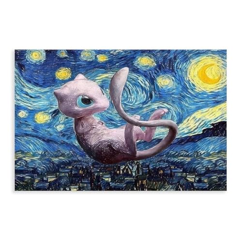 NFFNPIJ Umbreon Leinwand-Poster, Wandkunstdruck, Gemälde, 40 x 60 cm NFFNPIJ Umbreon Leinwand-Poster, Wandkunstdruck, Gemälde, 40 x 60 cm von NFFNPIJ