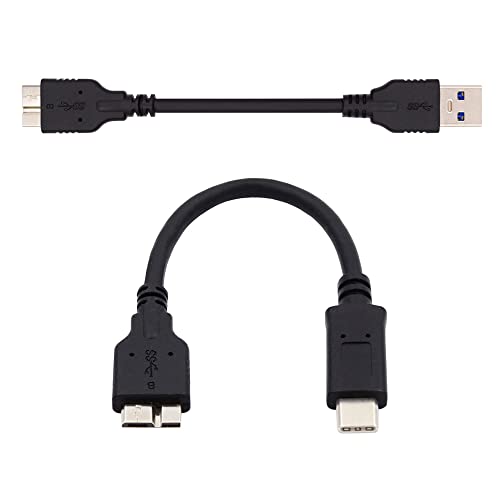 NFHK 2 Stück/Set USB 3.1 USB-C Type-C auf Micro 3.0 und USB 3.0 Typ-A Stecker auf Micro 3.0 B Stecker Disk SSD Datenkabel 15 cm NFHK 2 Stück/Set USB 3.1 USB-C Type-C auf Micro 3.0 und USB 3.0 Typ-A Stecker auf Micro 3.0 B Stecker Disk SSD Datenkabel 15 cm von NFHK