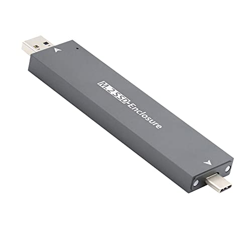 NFHK Combo Typ-C & USB3.0 zu NVME M-Key M.2 NGFF SATA SSD PCBA Gehäuse 2280/2242/2230mm Adapter RTL9210B Chipsatz NFHK Combo Typ-C & USB3.0 zu NVME M-Key M.2 NGFF SATA SSD PCBA Gehäuse 2280/2242/2230mm Adapter RTL9210B Chipsatz von NFHK