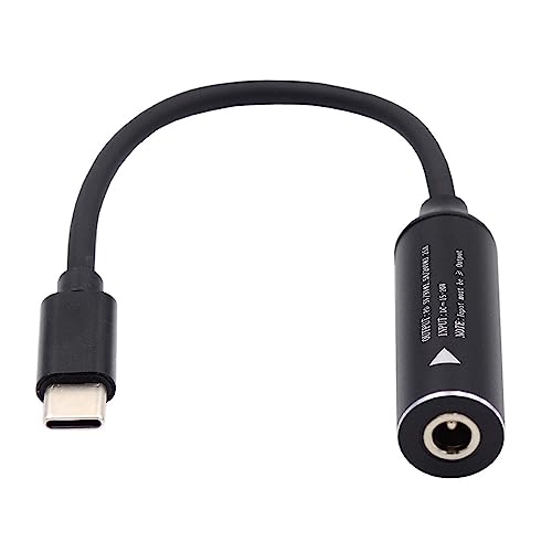 NFHK DC Jack 5,5 x 1,7 mm Eingang auf USB-C Typ-C Netzstecker Ladekabel für Laptop Handy PD9V 5V 20V von NFHK