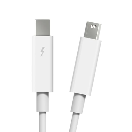 NFHK-Kabel, Thunderbolt 2-Anschluss auf Thunderbolt 2, Stecker auf Stecker, 4K-Video, 20 Gbit/s, Datenkabel für Mac Pro 2013, 2014, 2015 (unterstützt Mini-DP nicht), 50 cm von NFHK