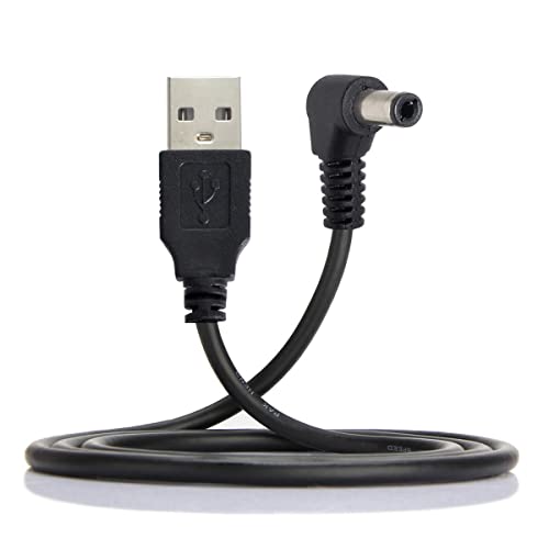 NFHK USB 2.0 Typ A Stecker auf rechtwinkligen 90 Grad 5.5 x 2.5mm DC 5V Power Plug Barrel Connector Ladekabel NFHK USB 2.0 Typ A Stecker auf rechtwinkligen 90 Grad 5.5 x 2.5mm DC 5V Power Plug Barrel Connector Ladekabel von NFHK