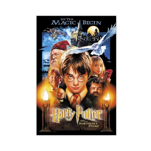 NFJUVX Harry-Potter-Poster (1) Leinwand-Poster, Wandkunst, Dekordruck, Bild Gemälde für Wohnzimmer, Schlafzimmer, Dekoration, ungerahmt, 20 x 30 cm von NFJUVX