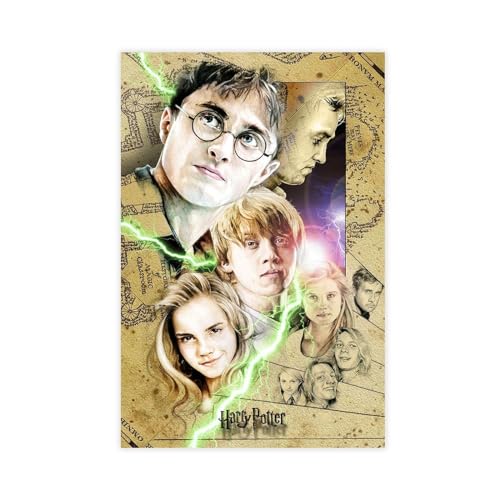 NFJUVX Harry-Potter-Poster (11) Leinwand-Poster, Wandkunst, Dekordruck, Bild Gemälde für Wohnzimmer, Schlafzimmer, Dekoration, ungerahmt, 30 x 45 cm von NFJUVX