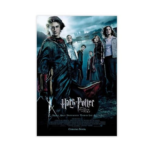 NFJUVX Harry-Potter-Poster (25) Leinwand-Poster, Schlafzimmer-Dekor, Sportlandschaft, Büro, Raumdekoration, Geschenk, ungerahmt, 30 x 45 cm von NFJUVX