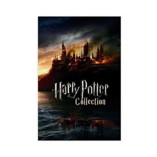 NFJUVX Harry-Potter-Poster (5) Leinwand-Poster, Schlafzimmer-Dekor, Sportlandschaft, Büro, Raumdekoration, Geschenk, ungerahmt, 30 x 45 cm von NFJUVX