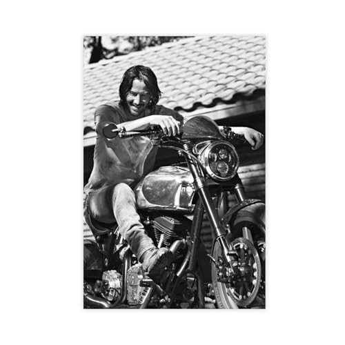 NFJUVX Keanu Reeves Poster (45) Leinwand-Poster, Schlafzimmer-Dekor, Sportlandschaft, Büro, Raumdekoration, Geschenk, ungerahmt, 20 x 30 cm von NFJUVX