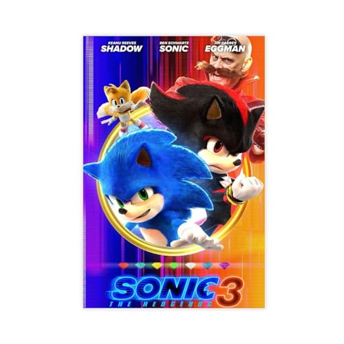NFJUVX Poster der Serie Sonic The Hedgehog, Leinwandposter, Wandkunst, Dekordruck, Bild Gemälde für Wohnzimmer, Schlafzimmer, Dekoration, ungerahmt, 30 x 45 cm, 10 Stück NFJUVX Poster der Serie Sonic The Hedgehog, Leinwandposter, Wandkunst, Dekordruck, Bild Gemälde für Wohnzimmer, Schlafzimmer, Dekoration, ungerahmt, 30 x 45 cm, 10 Stück von NFJUVX