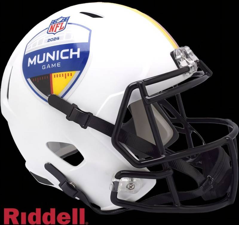 NFL Shield Dekoobjekt Speed Mini Helmet Munich Game von NFL Shield