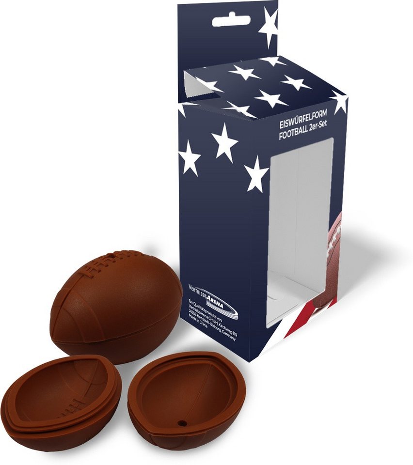 NFL Shield Eiswürfelform Eiswürfelform Football 2er Set NFL Shield Eiswürfelform Eiswürfelform Football 2er Set von NFL Shield