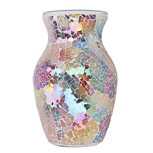 NFNSIG Spiegel Mosaik Glas Blumenvase 20cm Bunte Dekorative Vasen Im Nordischen Stil Glänzende Exquisite Dekorative Vase für Wohnzimmer Schlafzimmer Dekoration NFNSIG Spiegel Mosaik Glas Blumenvase 20cm Bunte Dekorative Vasen Im Nordischen Stil Glänzende Exquisite Dekorative Vase für Wohnzimmer Schlafzimmer Dekoration von NFNSIG