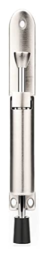 Türstopper One-Touch-Türstopper mit höhenverstellbarem Gummi-Türstopper mit höhenverstellbarer, einfacher Installation, (Color : Brushed Steel) von NFOQRVKW