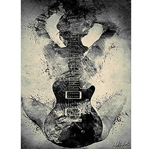 NFRAZ 5D DIY Quadratische Runde Diamantstickerei Abstrakte Gitarre Schönheit Diamantmalerei Mädchen Kreuzstich Kit Schwarz Weiß Kunst 50x60CM NFRAZ 5D DIY Quadratische Runde Diamantstickerei Abstrakte Gitarre Schönheit Diamantmalerei Mädchen Kreuzstich Kit Schwarz Weiß Kunst 50x60CM von NFRAZ