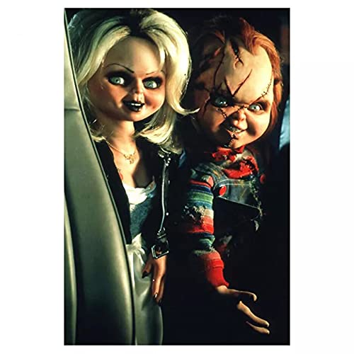 NFRAZ 5D-Diamantgemälde zum Selbermachen, rund, Motiv: Die Braut von Chucky, Horrorfilm-Poster, Kreuzstich, 3D-Stickerei, Strass, Heimdekoration, 30 x 40 cm NFRAZ 5D-Diamantgemälde zum Selbermachen, rund, Motiv: Die Braut von Chucky, Horrorfilm-Poster, Kreuzstich, 3D-Stickerei, Strass, Heimdekoration, 30 x 40 cm von NFRAZ