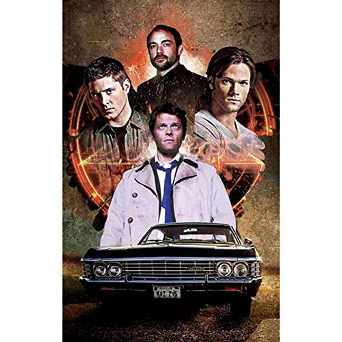 NFRAZ 5D-Diamantmalerei, quadratisch/kreisförmig, Supernatural-TV-Serie, hübscher Junge, Heimdekoration, Geschenk, 40 x 40 cm NFRAZ 5D-Diamantmalerei, quadratisch/kreisförmig, Supernatural-TV-Serie, hübscher Junge, Heimdekoration, Geschenk, 40 x 40 cm von NFRAZ