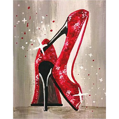 NFRAZ 5D-Diamantmalerei zum Selbermachen, Mosaik, High Heels, Bilder von Strasssteinen, Kreuzstich, Heimdekoration, Diamant-Stickmuster, 50 x 60 cm NFRAZ 5D-Diamantmalerei zum Selbermachen, Mosaik, High Heels, Bilder von Strasssteinen, Kreuzstich, Heimdekoration, Diamant-Stickmuster, 50 x 60 cm von NFRAZ