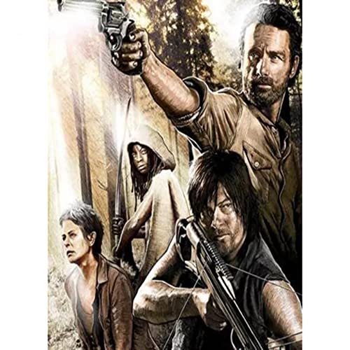 NFRAZ DIY Diamant Malerei Horror Film Walking Dead Poster Kreuzstich 5D Stickerei Mosaik Wand Dekor Kunst 30x40CM NFRAZ DIY Diamant Malerei Horror Film Walking Dead Poster Kreuzstich 5D Stickerei Mosaik Wand Dekor Kunst 30x40CM von NFRAZ