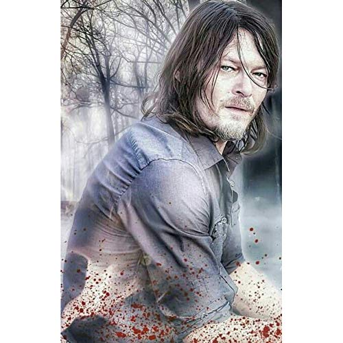 NFRAZ DIY The Walking Dead 5D-Diamantmalerei, Kreuzstich, Diamantstickerei, Schwanenbild, 5D-Runddiamantmosaik, rosa Rosenmuster, 40 x 40 cm NFRAZ DIY The Walking Dead 5D-Diamantmalerei, Kreuzstich, Diamantstickerei, Schwanenbild, 5D-Runddiamantmosaik, rosa Rosenmuster, 40 x 40 cm von NFRAZ