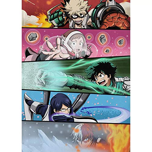 NFRAZ Diamantmalerei, Wandkunst, Kreuzstich, My Hero Academia, Bild, 5D-Stickerei, japanische Cartoon-Rolle, Heimdekoration, 50 x 60 cm NFRAZ Diamantmalerei, Wandkunst, Kreuzstich, My Hero Academia, Bild, 5D-Stickerei, japanische Cartoon-Rolle, Heimdekoration, 50 x 60 cm von NFRAZ