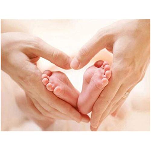 NFRAZ Diamantmalerei Bohrer Baby Wandaufkleber Diamantstickerei Liebe Hand auf Fuß Kreuzstich Wohnkultur Diamantkunst 50x60CM NFRAZ Diamantmalerei Bohrer Baby Wandaufkleber Diamantstickerei Liebe Hand auf Fuß Kreuzstich Wohnkultur Diamantkunst 50x60CM von NFRAZ