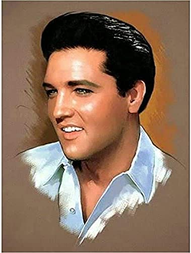 NFRAZ Elvis-Diamantmalerei-Porträt, 5D, quadratisch/rund, Diamantmosaik, 30 x 40 cm NFRAZ Elvis-Diamantmalerei-Porträt, 5D, quadratisch/rund, Diamantmosaik, 30 x 40 cm von NFRAZ