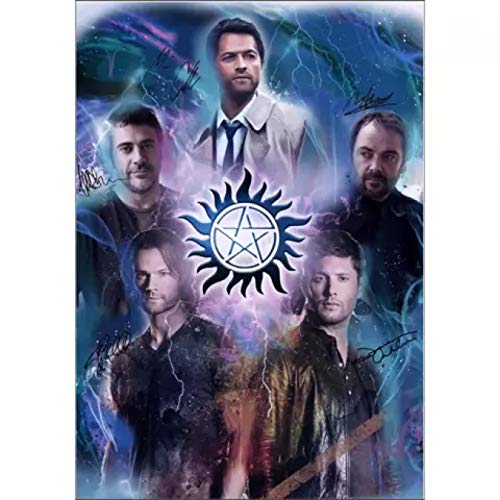 NFRAZ Produkt 5D DIY Diamantmalerei Supernatural TV-Serie Männlicher Star Hübsche Heimdekoration 40x40CM NFRAZ Produkt 5D DIY Diamantmalerei Supernatural TV-Serie Männlicher Star Hübsche Heimdekoration 40x40CM von NFRAZ