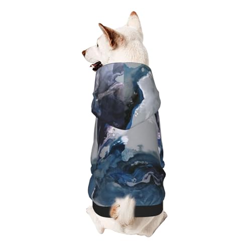 Cerulean Waters Hunde-Kapuzenpullover für kleine Hunde, elastischer Stoff, weich und warm für das Tier und einfach zu tragen von NGANOH