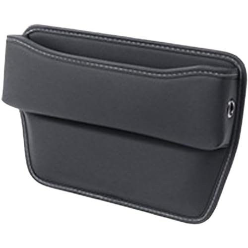 NGANOH Autositz Aufbewahrungsbox für B-MW Serie 1 Series 1er E82 E88 Coupé/Cabriolet/M Coupé, Multifunktions Leather Lückenfüller Organizer Gap Autositz-Organisator Zubehör,A/Black von NGANOH