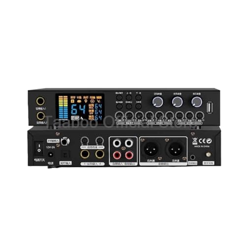 Audio Mixer, 24W 16 Effekte Digital Pre-Effektor Bluetooth Sound Box DJ Mixer Konsole Verstärker Lautsprecher Drahtlose Überwachung System(K160 With XLR) von NGBFF