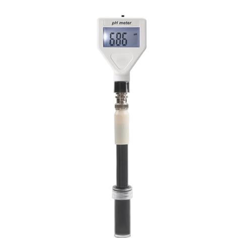 Bodentester, Digitales pH-Meter for Lebensmittel mit hochpräzisem Flachsondentester for Teig, Fleisch, Käse, Trinkwasser von NGBFF