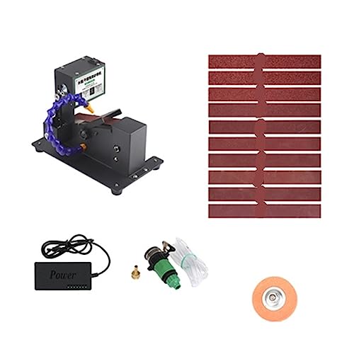 Haushalt Mini Wasser Schleifband Maschine Mini Elektrische Poliermaschine Messer Tisch Schleifpapier Band Schleifen Maschine(775 motor 2) von NGBFF
